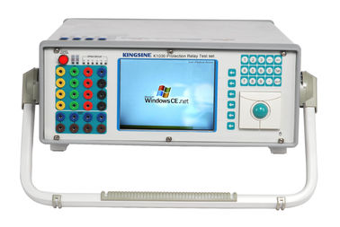 teste K1030 ajustado do relé de proteção 220V/1000VA, painel LCD de 6,4 polegadas