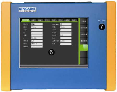 Analisador automático portátil do CT pinta da exposição de KT210 TFT LCD