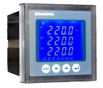 O medidor Multifunction ISO9001 trifásico de RS485 PMC72S Digitas aprovou